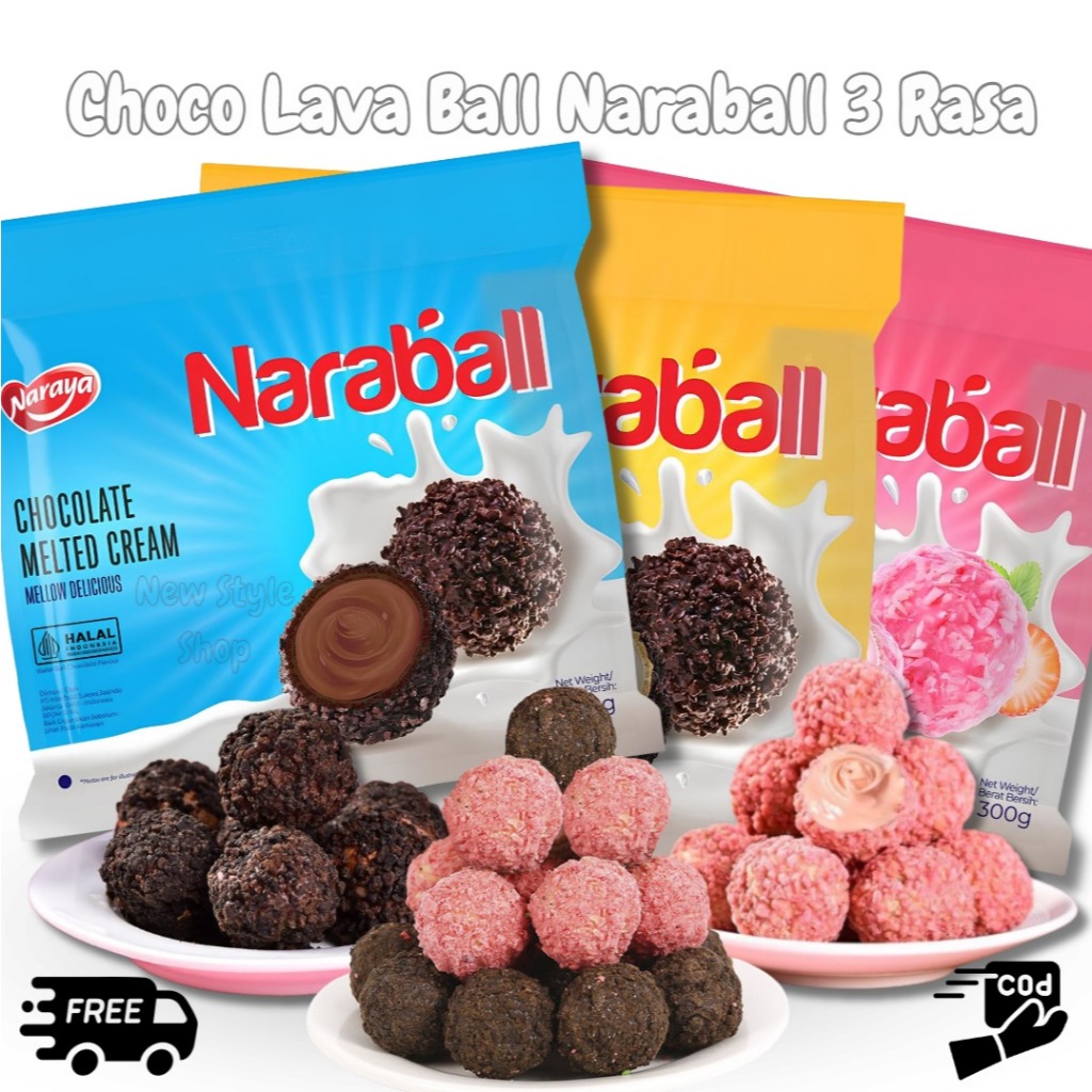 

[ HALAL ] Naraya Naraball 300g Biscuit Ball Melted Cream