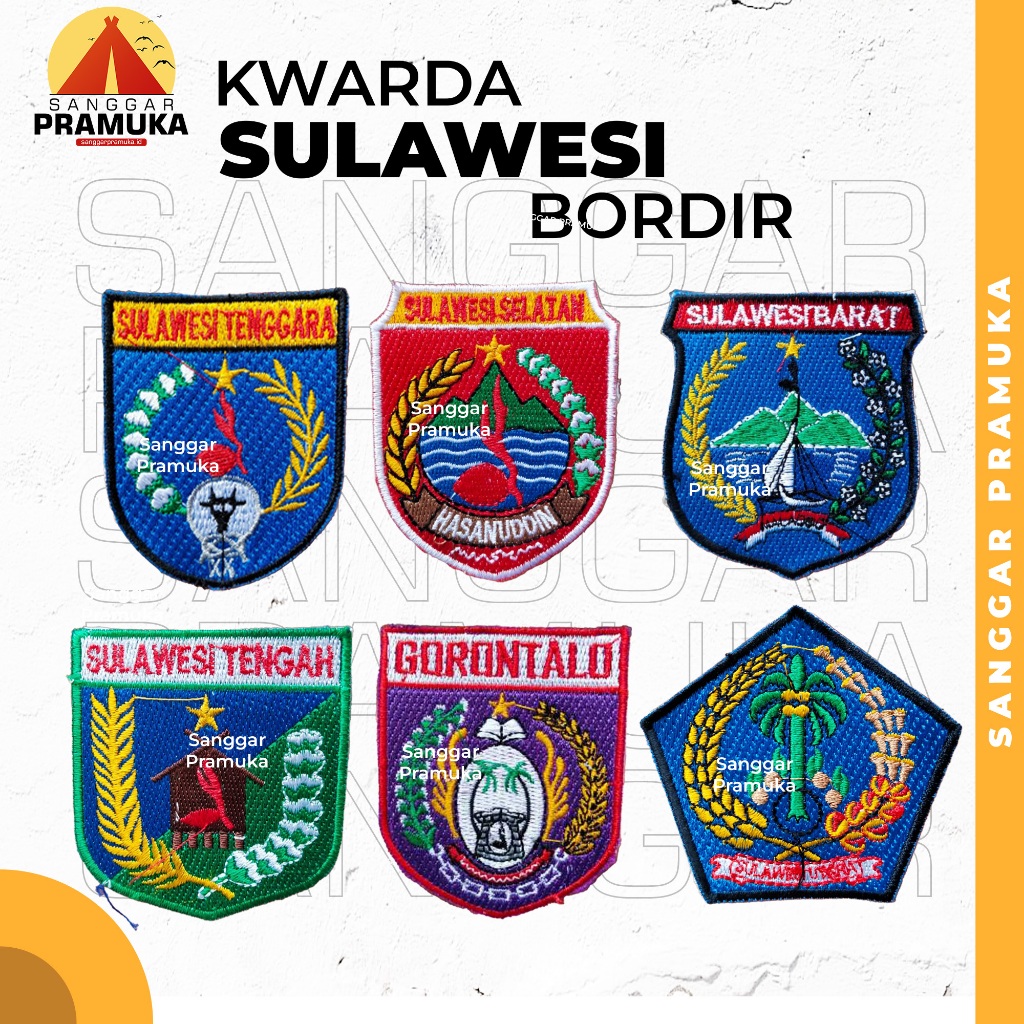 Kwarda Sulawesi Bordir / Kwarda Sulawesi Tenggara / Kwarda Sulawesi Selatan / Kwarda Sulawesi Barat 