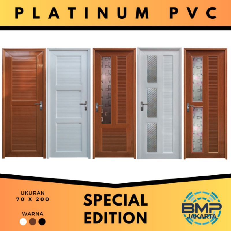 pintu kamar mandi platinum PVC