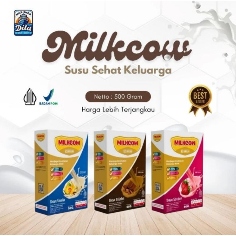 

BUNDLING 1KG MILKCOW | 2BOX MILKCOW 500GRAM BPOM HALAL
