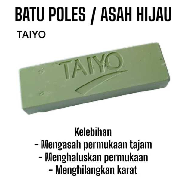 TAIYO Batu Poles Asah Hijau