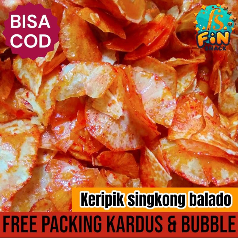 

Makanan Ringan Keripik Singkong Balado Karamel Pedas Snack Kiloan Cemilan Jajanan jaman now