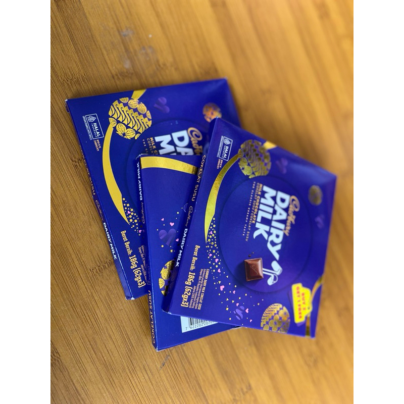 

promo coklat cadbury 1 box isi 3