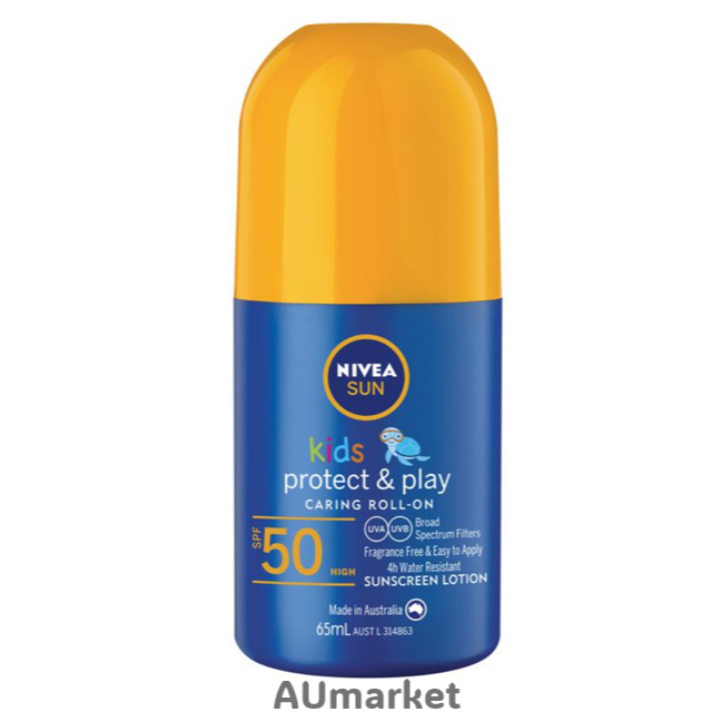 Nivea Sun Kids Protect & Play Spf 50 Sunscreen Lotion Roll On 65ml Tabir Surya Anak Australia