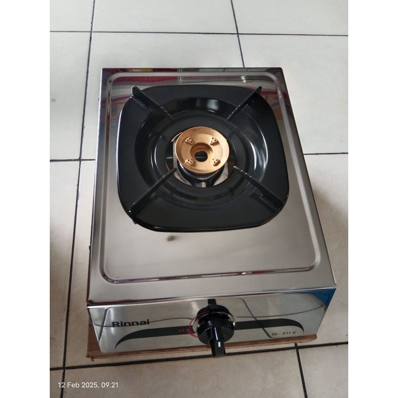 Kompor Gas 1 Tungku Rinnai 511E / Kompor Rinnai 511 E Kompor 1 Tungku