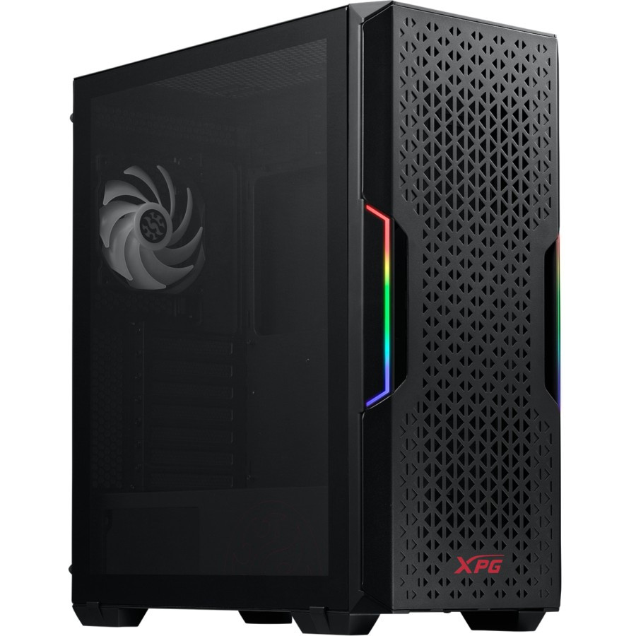ADATA XPG STARKER AIR BLACK MID TOWER PC CASE CASING GAMING CHASSIS