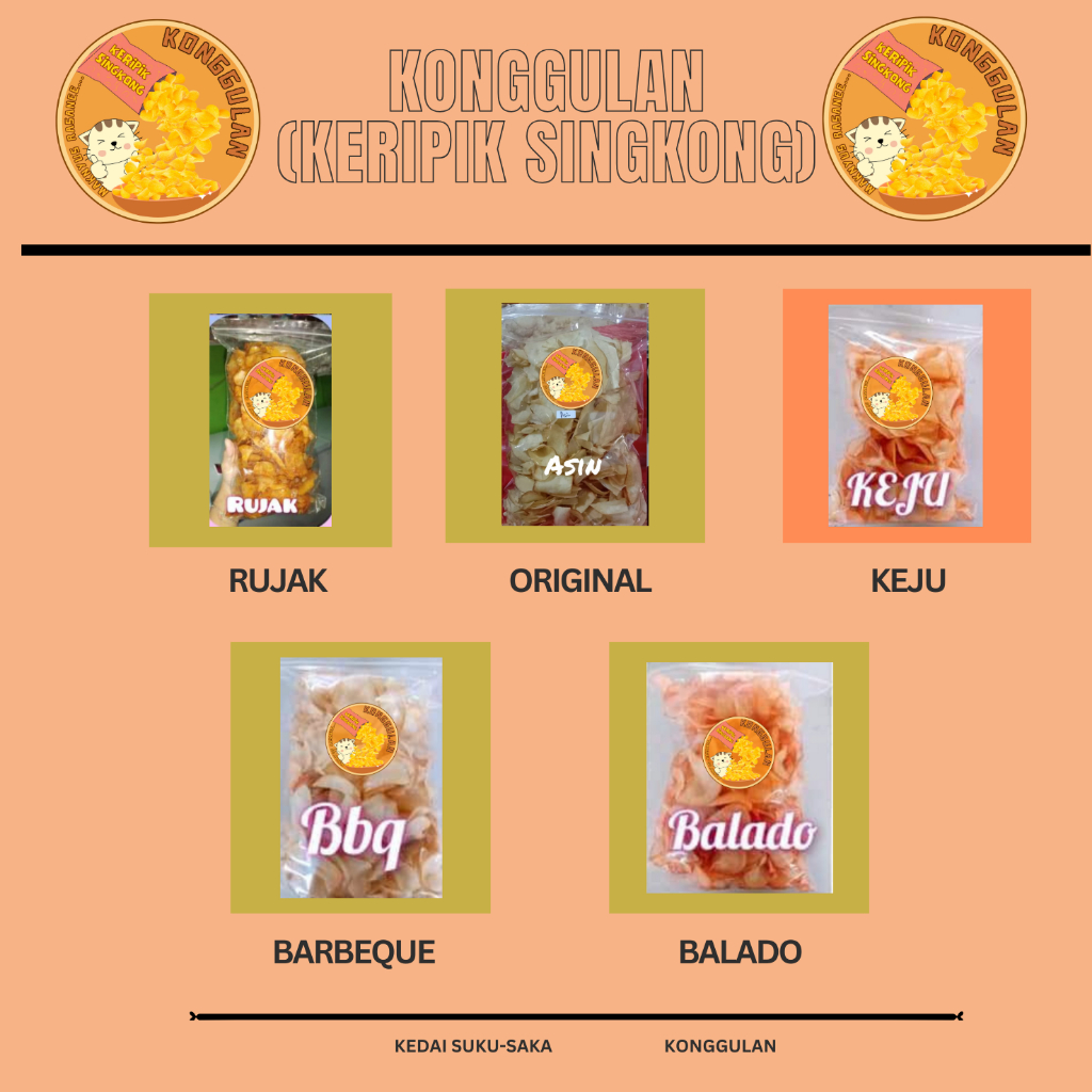 

KONGGULAN - KERIPIK SINGKONG