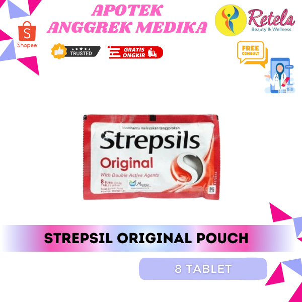 

Strepsil Original Pouch 8 Tablet Hisap