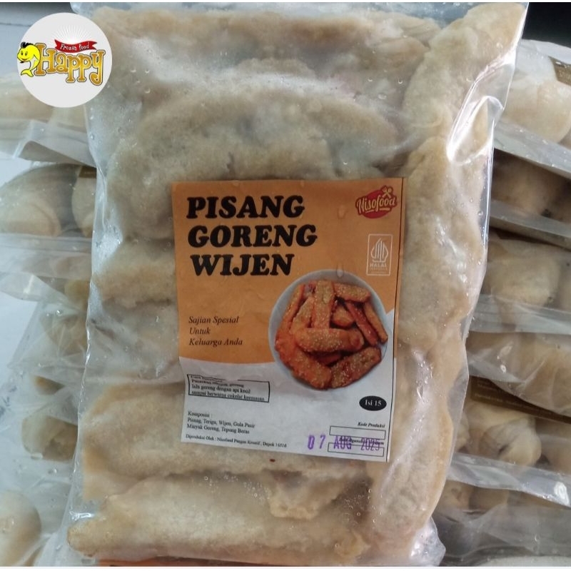 

Pisang Goreng Wijen Beku Frozen isi 15