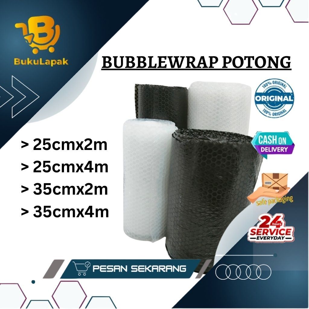 

Bubble Wrap Tebal 25cm x 2m, 35cm x 2m - Bubblewrap Hitam Tebal - Bubblewrap Bening Tebal