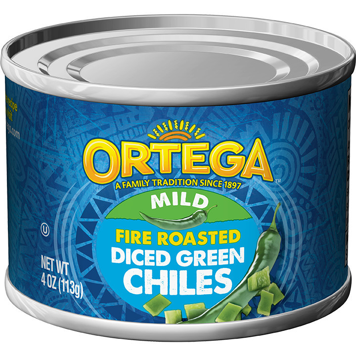 

Ortega Mild Fire Roasted Diced Green Chiles Cabai Hijau Pangggang Dadu Potong Mexico