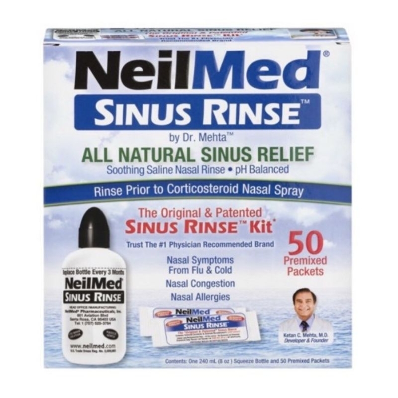 neilmed 50 packet dengan botol