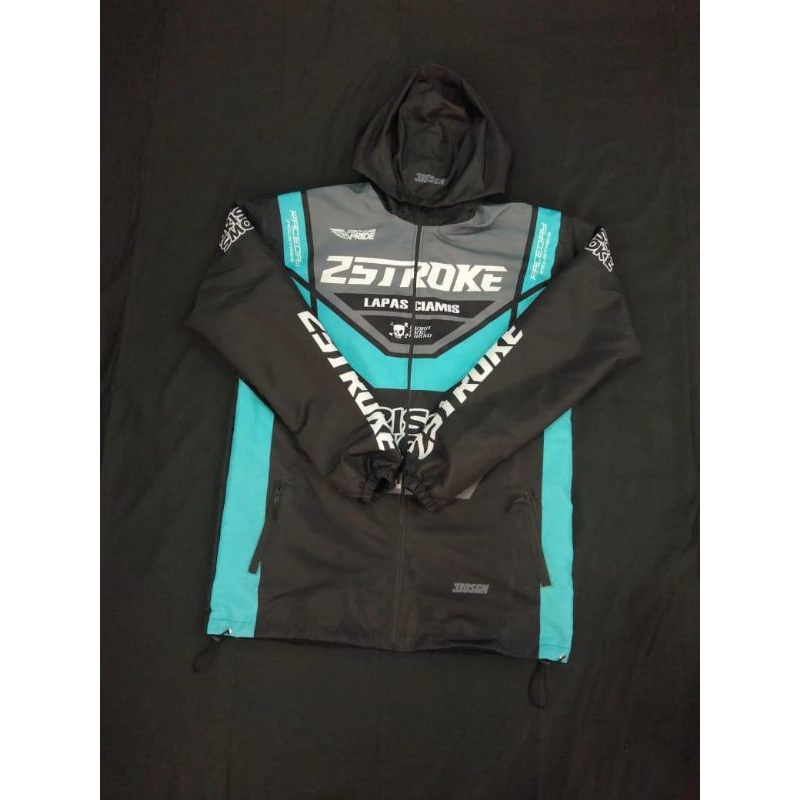 JAKET RACING PARASUT CUSTOM DESAIN SUKASUKA