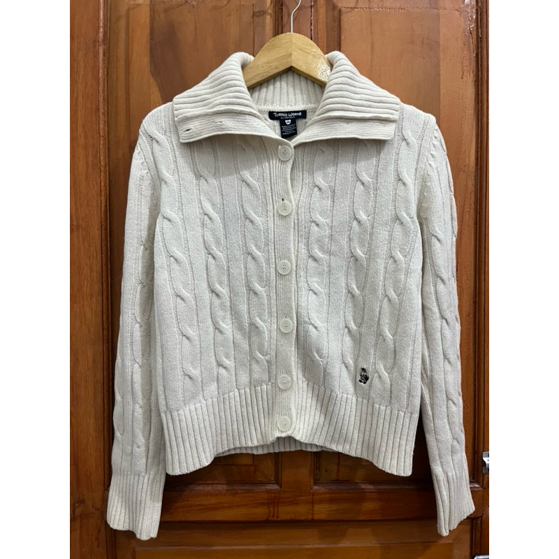 Preloved Cable Knit Cardigan Teenie Weenie