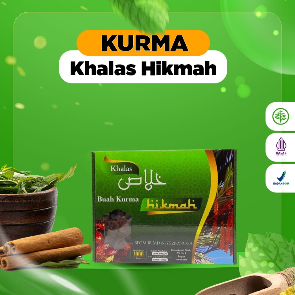 

KHALAS - Kurma Hikmah Khalas Kholas 1kg