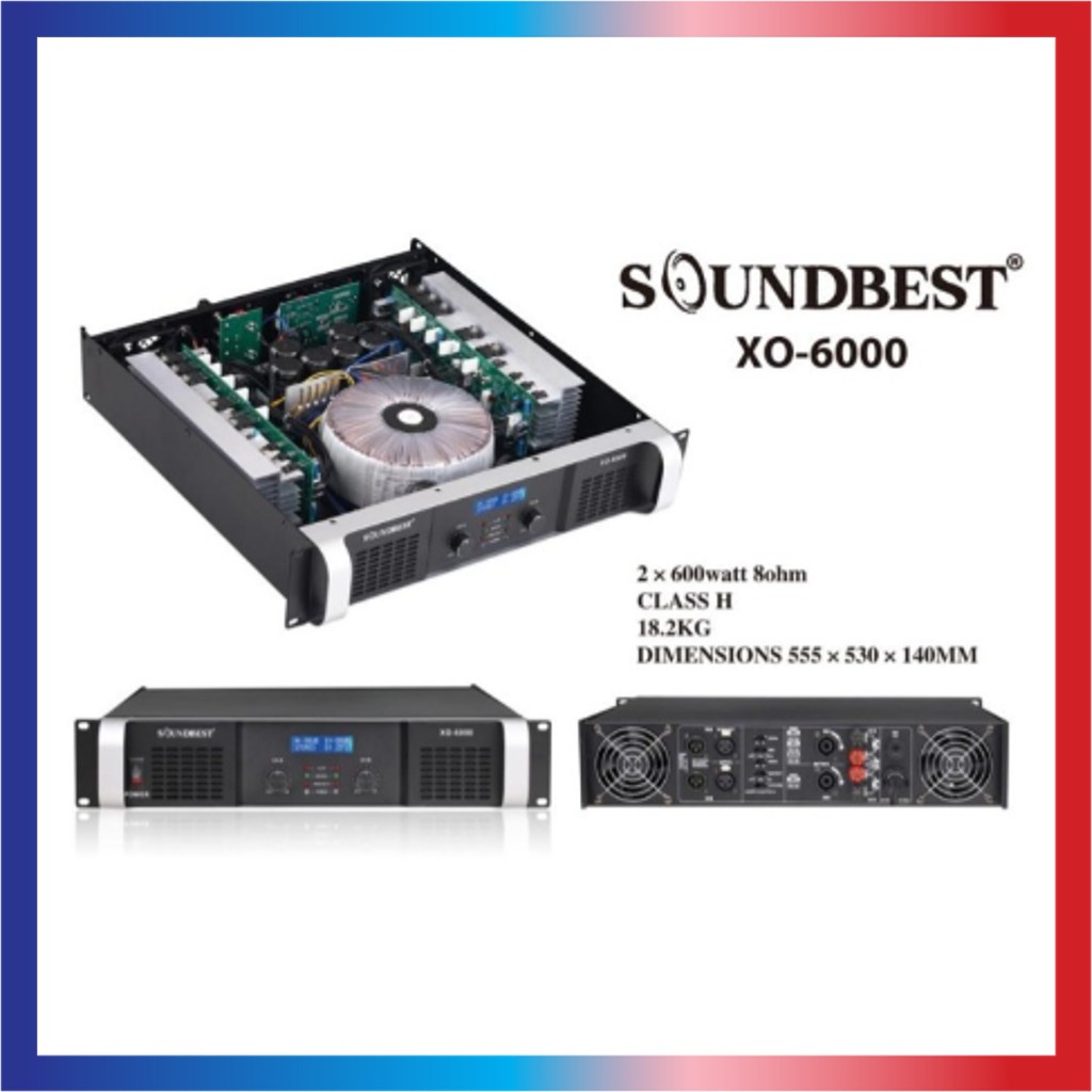 Power Soundbest XO 6000 Original Amplifier Class H SOUNDBEST XO6000