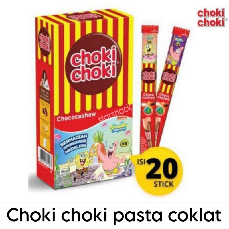 

Choki choki coklat pasta selai isi 20pc