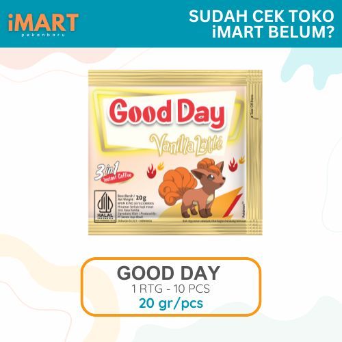 

[PROMO] Good Day Coffee (4 Varian) - 1 Rtg Isi 10 Pcs