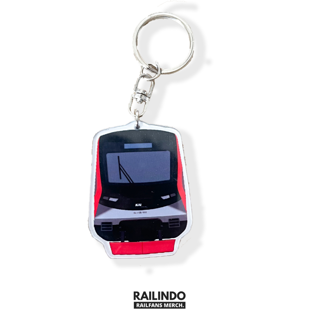Railindo - Gantungan Kunci Akrilik KRL CRRC