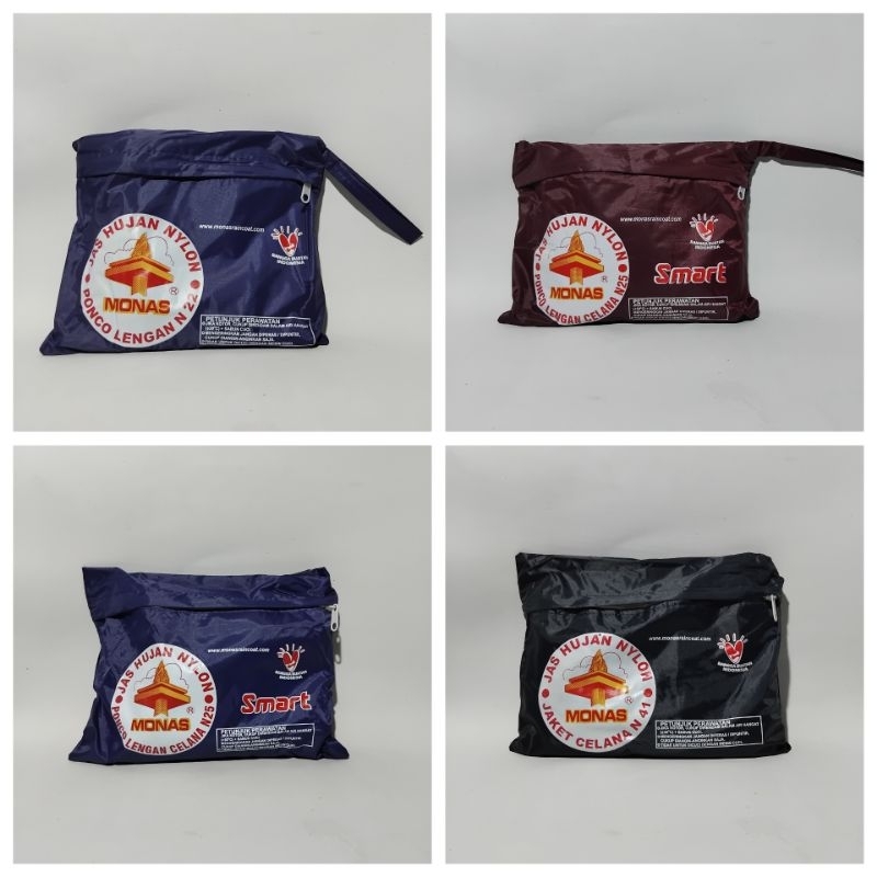 JAS HUJAN MONAS N22 N25 PONCHO LENGAN DEWASA ORIGINAL