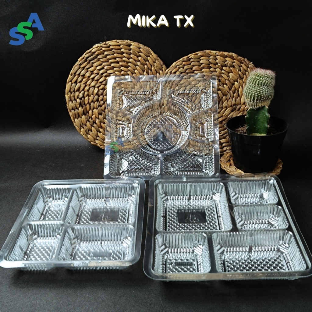 MIKA TX SEKAT ISI 50 PCS / MIKA NASI KOTAK / MIKA NASI BOX BENING