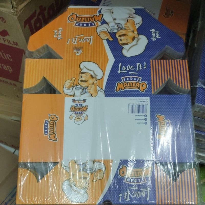 

KOTAK SNACK SEDAP MANTAP 12×16 ISI 100PC, KOTAK MARTABAK KOTAK KUE/SNACK BOX DLL