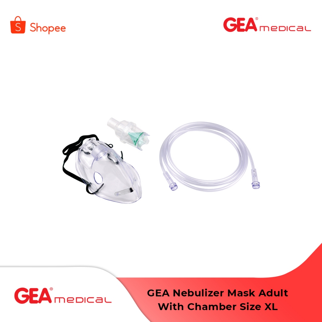 GEA Nebulizer Mask Adult with Chamber (Size XL)