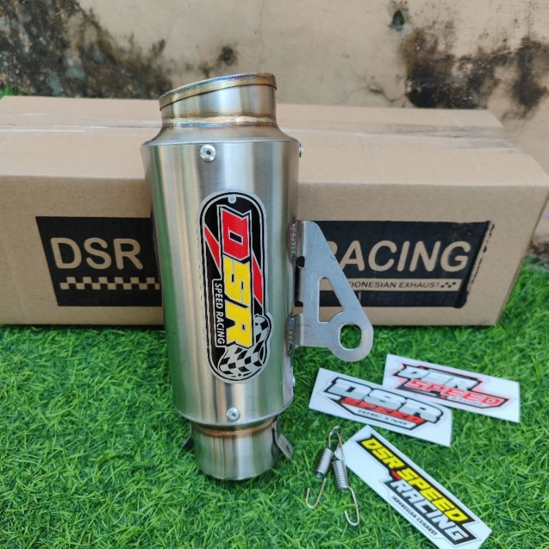 Slincer Knalpot Kompetisi Drag Bore Up Type PL Short - DSR SPEEDRACING