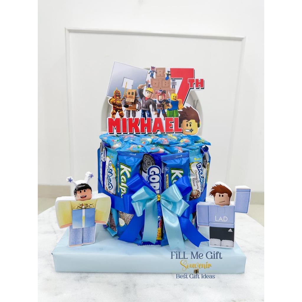 

JT - Snack Tart Ulang Tahun / Birthday Gift Snack Tower Ro Blox 1 Tingkat