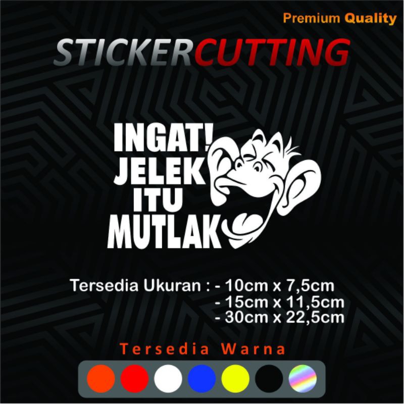 

cutting sticker custom