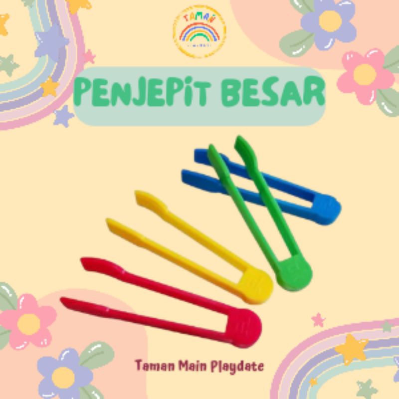 Mainan Edukasi Anak Tweezer Capitan Plastik