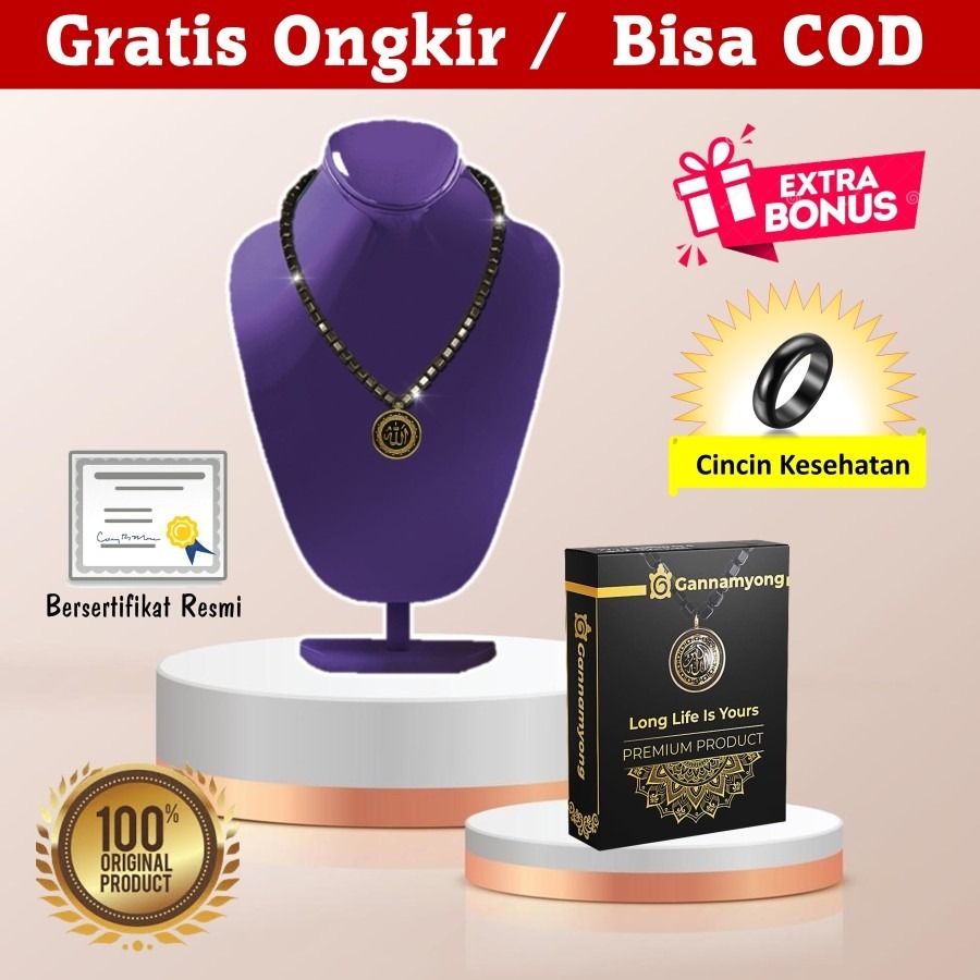 Kalung Terapi Kesehatan Gannamyong - Kalung Kesehatan Terapi Asli Origininal Bersertifikat Resmi