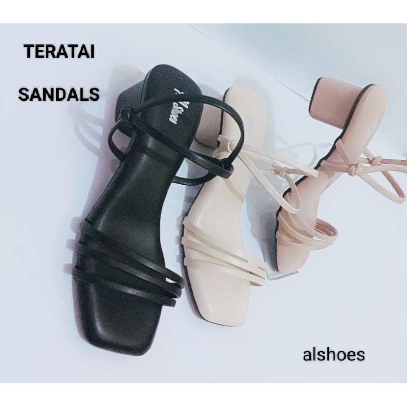SANDAL WANITA TALI | TERATAI SANDAL | SANDAL HEELS | SANDAL PESTA | SANDAL MODEL TALI