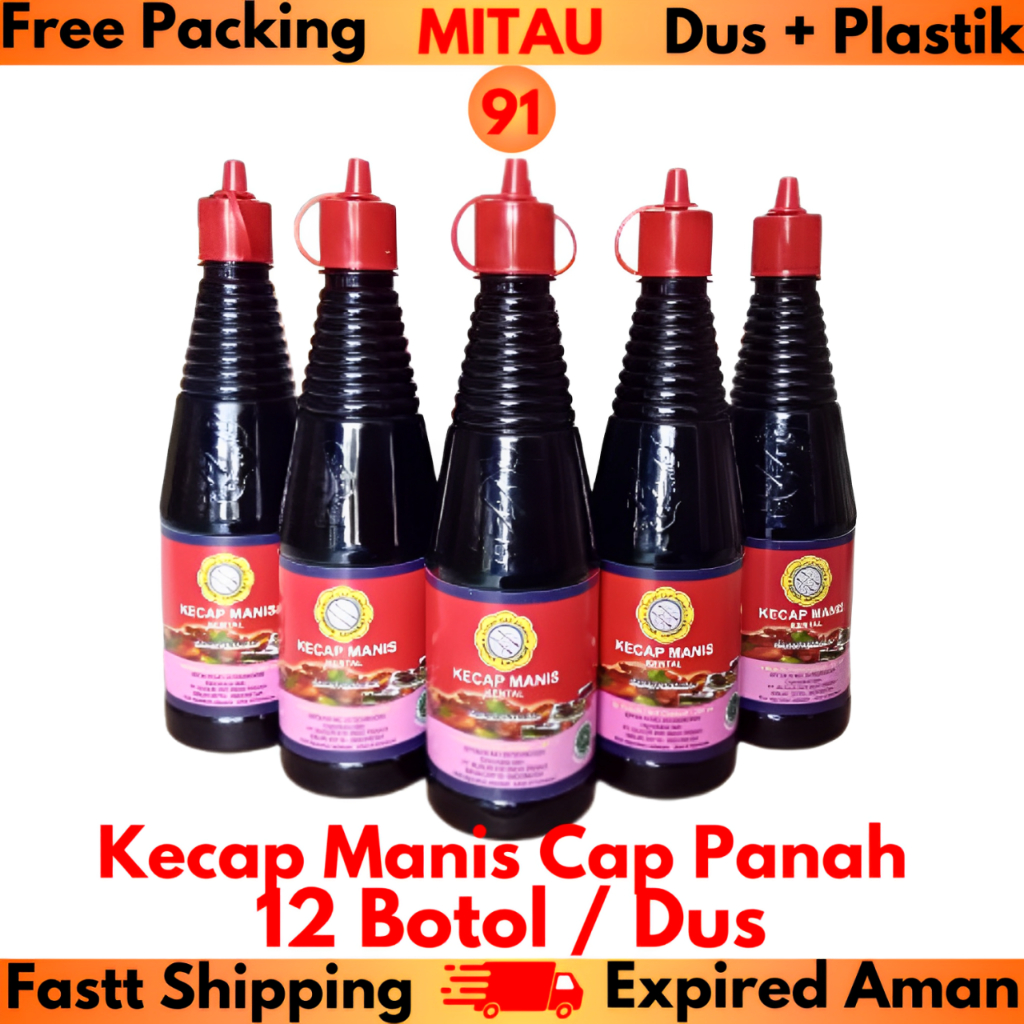 

Kecap Manis Panah 285ml x 12 Botol / Dus