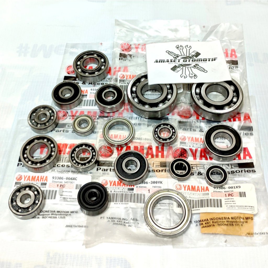 Paket Bearing Komplit Mesin Kruk As Rasio Jupiter MX 135 Jupiter MX 150