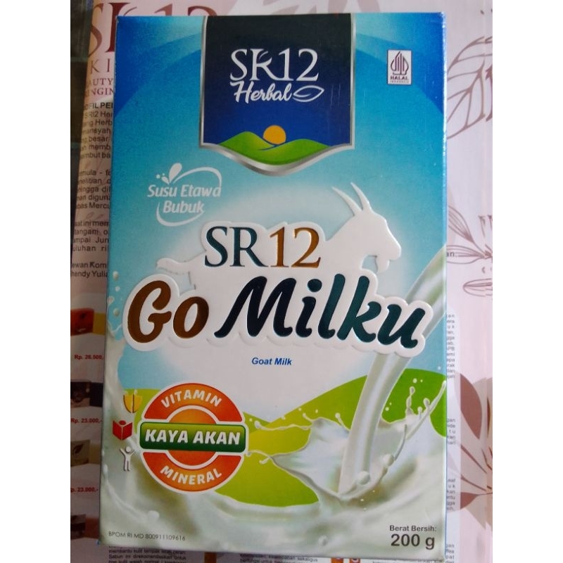 

Gomilku SR12/susu kambing etawa/susu penambah BB