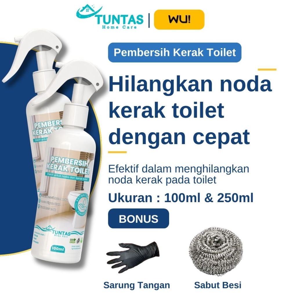 Pembersih Kerak Toilet Kerak Keramik Toilet Menghilangkan Noda Kerak Toilet Dengan Efektif