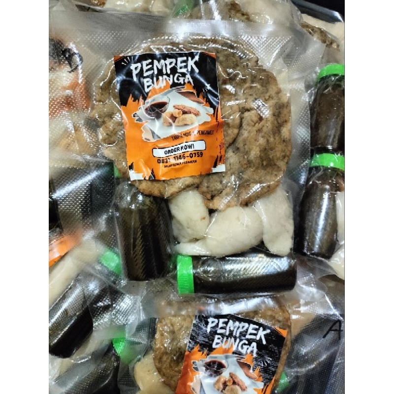 

pempek Bu'nga Frozen paket D + isi 4 pempek besar + 10 pempek kecil campur