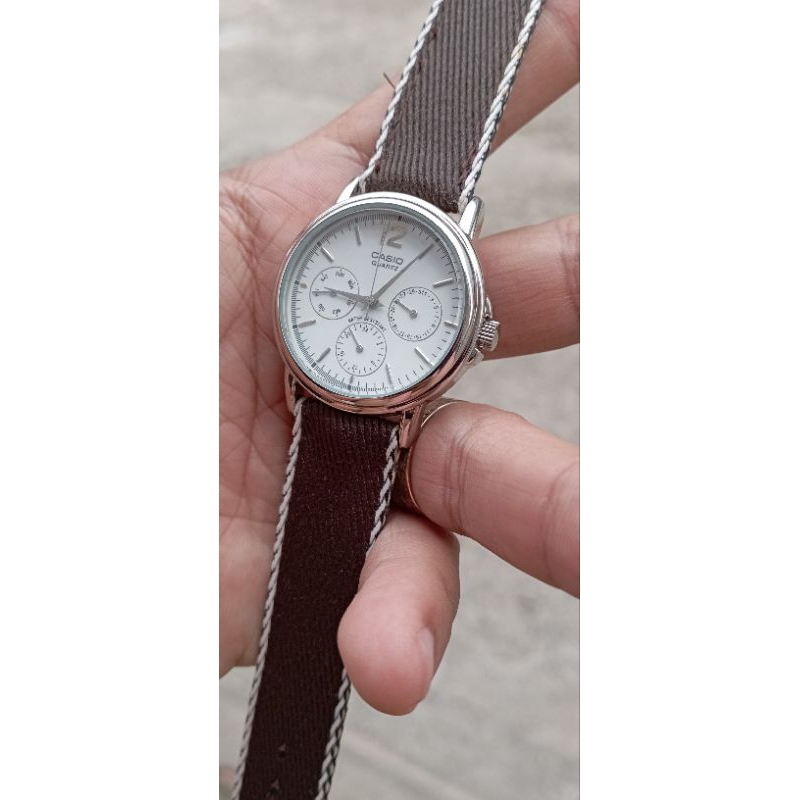 jam tangan wanita seiko chronograph water resist siap pakai normal semua