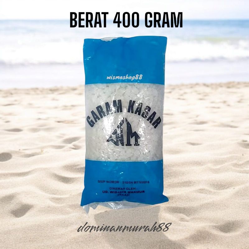 

GARAM KASAR WM BERAT 400 GRAM / GARAM KROSOK / GAREM / GARAM RUQYAH