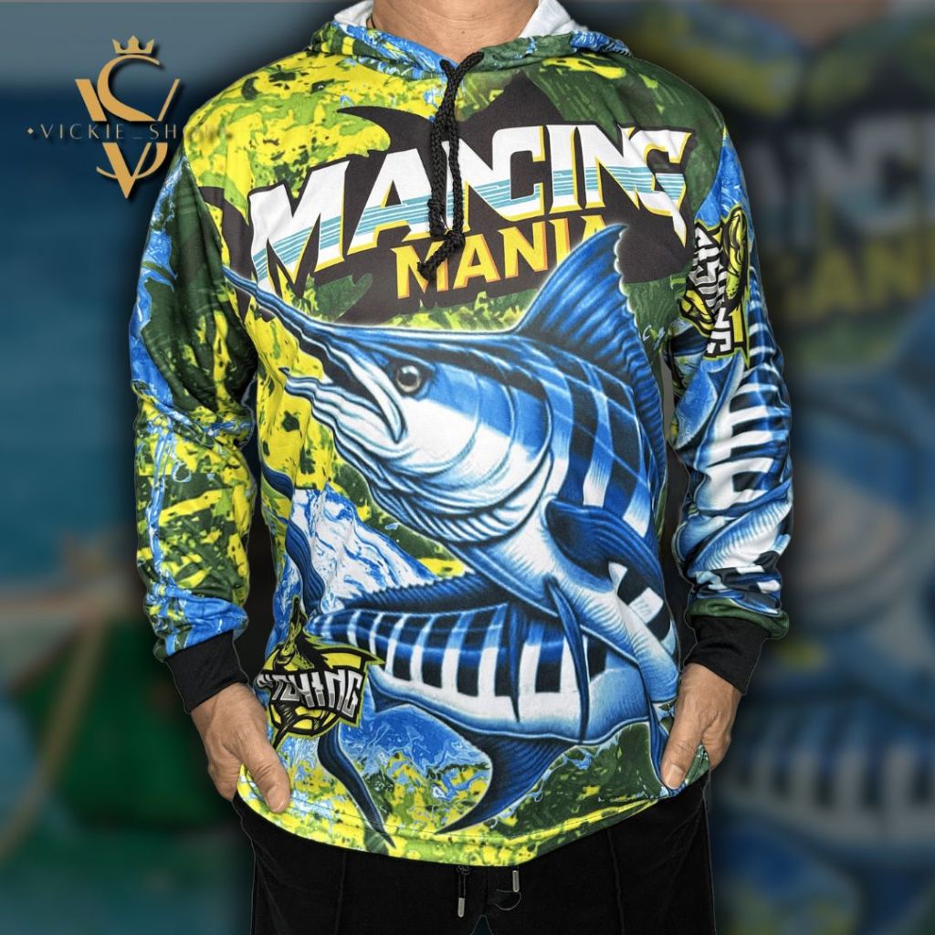 JERSEY MANCING BAJU MANCING LENGAN PANJANG KAOS MANCING LENGAN PANJANG
