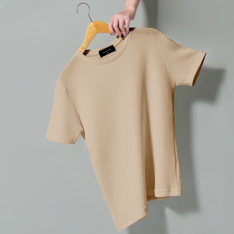 Kaos Pria Polos Waffle Premium / Kaos Polos Waffle UNIQLO