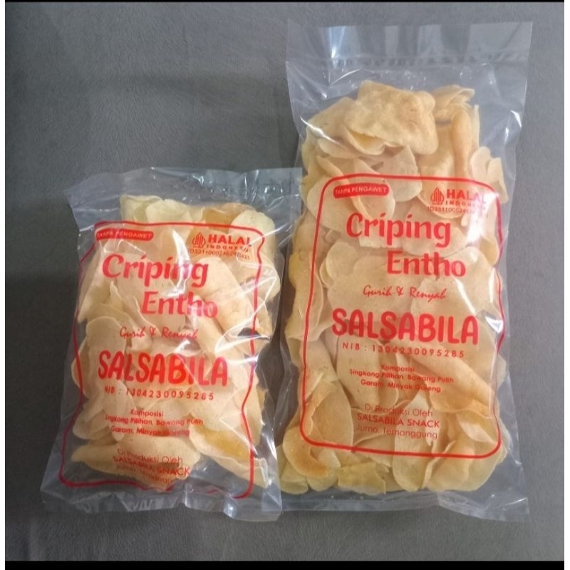 

Snack Criping Entho (Kripik Singkong) enak