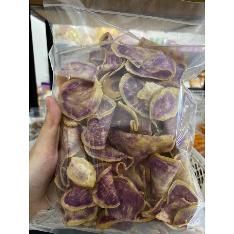 

Keripik Ubi Rambat Ungu 250gram / Keripik Ubi Ungu
