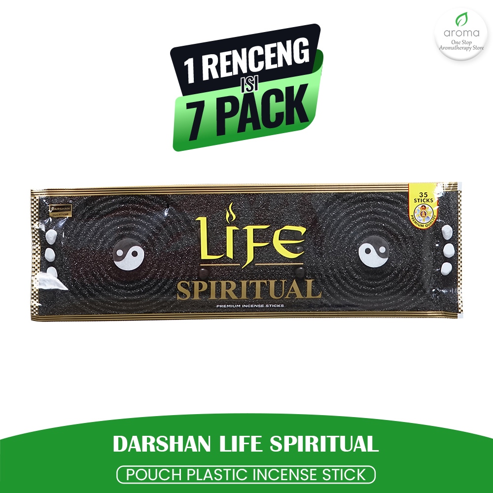 Dupa India Aromaterapi Pouch Plastic - Darshan Life Spiritual 35 Stick