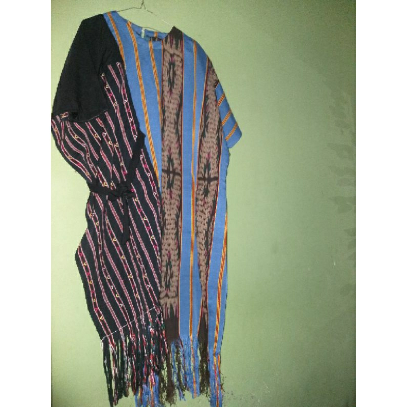 JUAL RUGI  Dress Tenun Dayak + Timor NTT / Oerip Indonesia / Dress Tenun PL