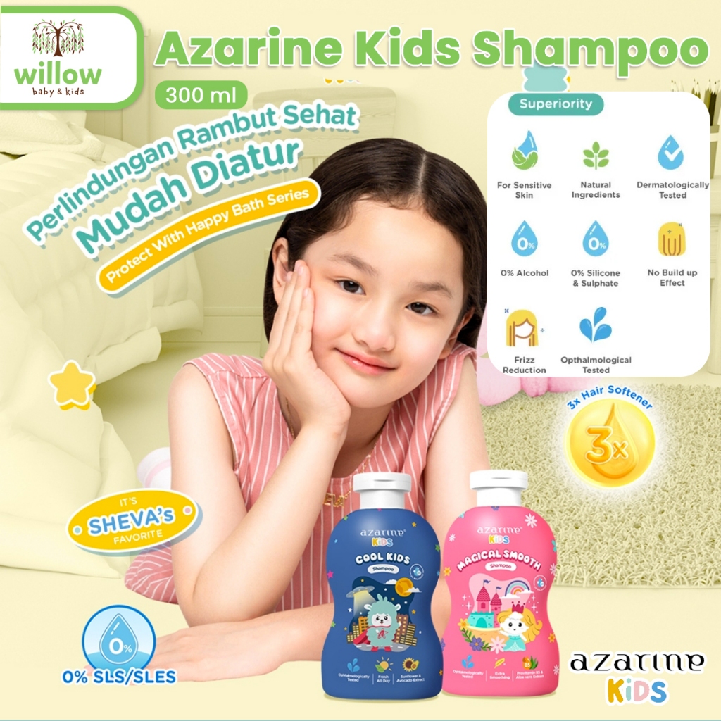 Shampoo Anak - Azarine Kids Shampoo 300Ml