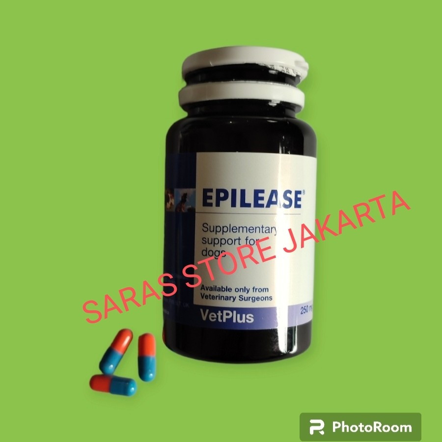 Vetplus Epilease / Obat Epilepsi dan Kejang Untuk Anjing - Per 30 kapsul