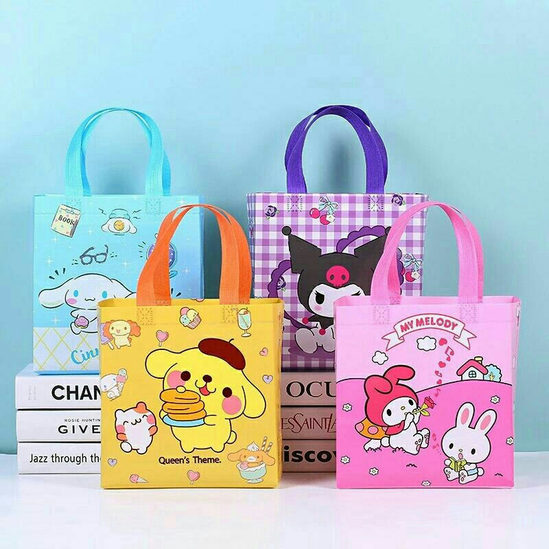 

SKY.NEW2025 TAS SOUVENIR KADO KARAKTER SANRIO - KANTONG ACARA ANAK ULANG TAHUN LUCU MURAH - MELODY KUROMI CINNAMOROLL POMPONPURIN - GOODIE BAG READY BATAM GOSEND
