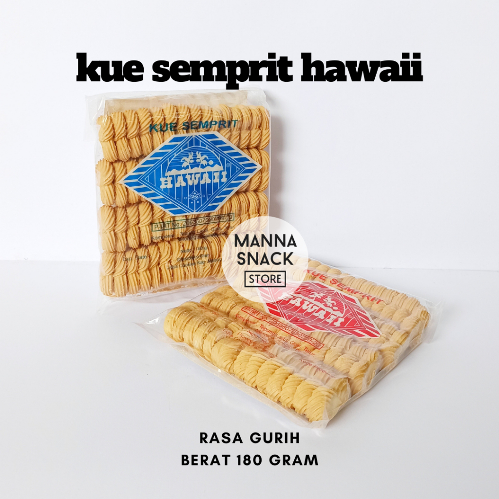 

Manna Snack - Kue Kering Semprit Hawaii Kue Kering Manis Gurih Tradisional Kuno